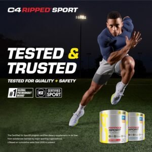 Cellucor C4 Ripped Sport Pre Workout Powder Fruit Punch - NSF Certified for Spor...