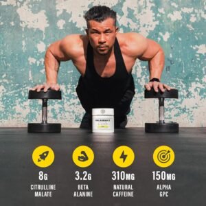 Gold's Gym Nutrition Pre-Workout Powder | Soy-Free, Keto, Vegan Premium Flavor P...
