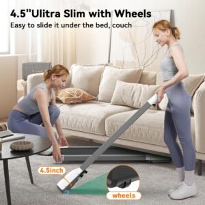 Walking Pad Treadmill, 3 in 1 Portable Under Desk Treadmill 300 lb Capacity, Tre...