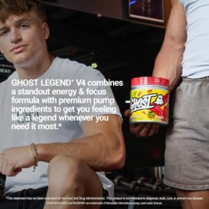 GHOST Legend V4 Pre-Workout Powder, SPK Redberry - 30 Servings – Pre-Workout for...