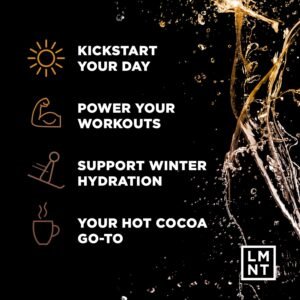 LMNT Zero Sugar Hot Chocolate or Coffee Mixer - Chocolate Caramel Salt | Drink M...