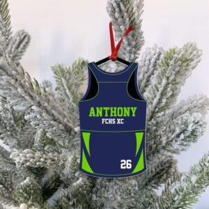 Custom Runner Ornament 2024 Track and Field Ornament Custom Marathon Ornament Ru...