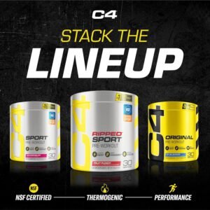 Cellucor C4 Ripped Sport Pre Workout Powder Fruit Punch - NSF Certified for Spor...