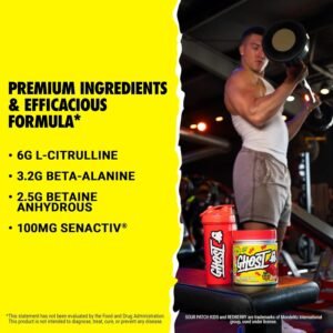 GHOST Legend V4 Pre-Workout Powder, SPK Redberry - 30 Servings – Pre-Workout for...