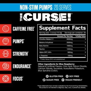 JNX Sports Non-Stim Pumps Pre-Workout Supplement - Maximum Power, More Endurance...