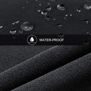 33,000ft Men's Lightweight Softshell Vest Hooded Outerwear Zip Up Fleece Lined W...