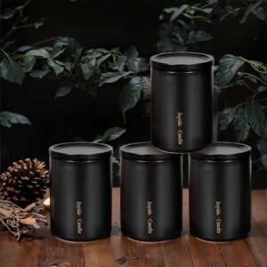 14OZ Oud & Sandalwood Scented Candle - Aromatherapy Candles with Lid - Soy Candl...