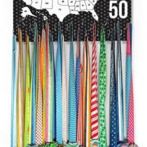 Gone For a Run Hooked On Medals Hanger & Award Display | Running The USA Color i...