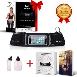 [Voted No.1 Hydration Belt] Black Runtasty Winners' Running Fuel Belt - Includes...