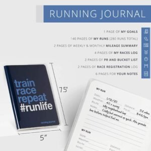 Gone For a Run Day-by-Day Run Planner | Train Race Repeat | Running Journals