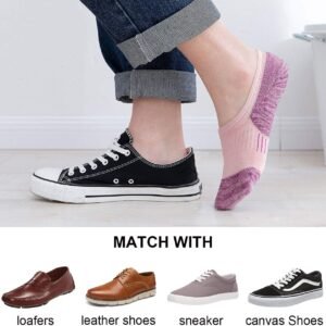 Gonii Womens No Show Socks Athletic Ankle Socks Cushioned Running Low Cut 5-8 Pa...